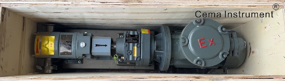1.5kW Ex Motor Sanitary Grade Rotor Pump-220V 3Phase -Come with 220V 1Phase Inverter Controller.