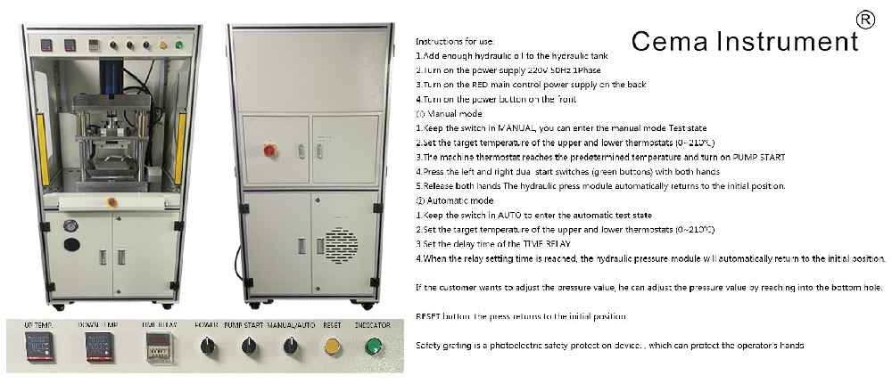25 TON AUTOMATIC COMPOSITE HEAT PRESS